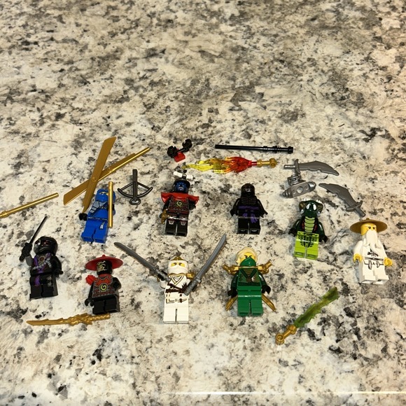 Lego Ninjago Spinjitzu Minifigure Lot Ninjas, Wu, Soldiers Lot - Picture 1 of 4